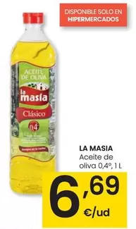 Oferta de La Masía - Aceite De Oliva por 6,69€ en Eroski