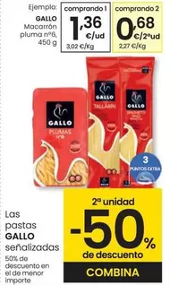 Oferta de Gallo - Macarron Pluma N'6 por 1,36€ en Eroski