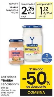 Oferta de Ybarra - Mayonesa por 2,25€ en Eroski