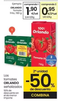 Oferta de Orlando - Tomate Frito por 1,9€ en Eroski