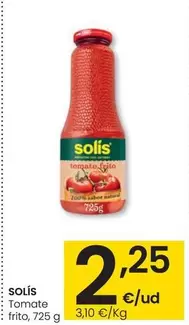 Oferta de Solís - Tomate Frito por 2,25€ en Eroski