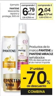 Oferta de Pantene - Mascarilla Repara Y Protege por 6,79€ en Eroski