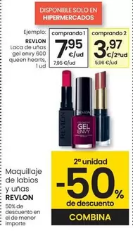 Oferta de Revlon - Laca De Unas Gel Envy 600 Queen Hearts por 7,95€ en Eroski