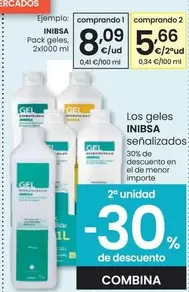 Oferta de Inibsa - Pack Geles por 8,09€ en Eroski