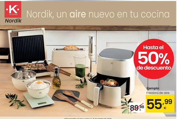 Oferta de Nordik - Freidora De Aire  por 55,99€ en Eroski