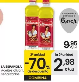 Oferta de La Española - Aceites Oliva  por 9,95€ en Eroski