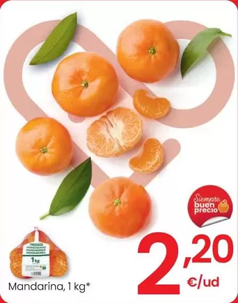 Oferta de Mandarina por 2,2€ en Eroski