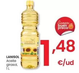 Oferta de Lanisol - Aceite Girasol por 1,48€ en Eroski