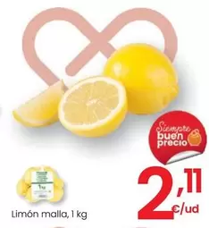 Oferta de Limón Malla por 2,11€ en Eroski