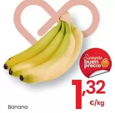 Oferta de Banana por 1,32€ en Eroski