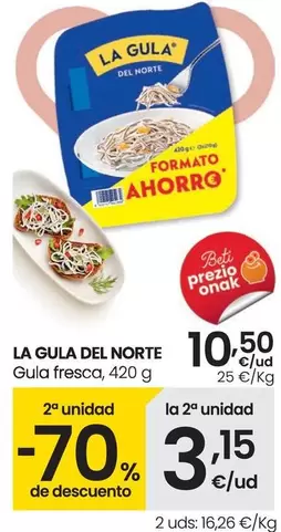 Oferta de La Gula Del Norte - Gula Fresca por 10,5€ en Eroski