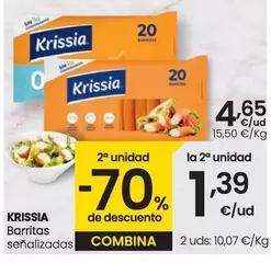 Oferta de Krissia - Barritas por 4,65€ en Eroski