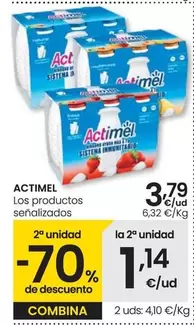 Oferta de Danone - Actimel por 3,79€ en Eroski