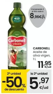 Oferta de Carbonell - Aceite De Oliva Virgen por 11,95€ en Eroski