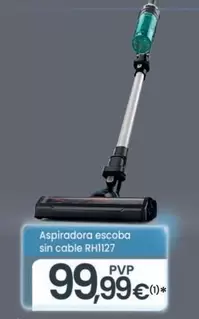 Oferta de Rowenta - Aspiradora Escoba Sin Cable RH1127 por 99,99€ en Eroski