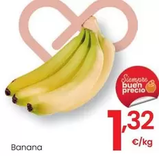 Oferta de Banana por 1,32€ en Eroski