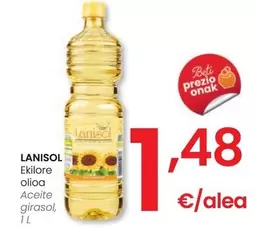 Oferta de Lanisol - Aceite Girasol por 1,48€ en Eroski