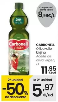 Oferta de Carbonell - Aceite De Oliva Virgen por 11,95€ en Eroski