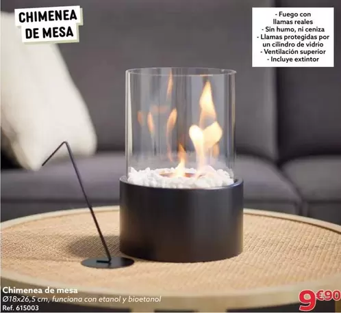 Oferta de Chimenea De Mesa por 9,9€ en GiFi