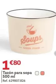 Oferta de Tazón Para Sopa por 1,8€ en GiFi