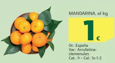 Oferta de Espasa - Mandarina por 1€ en HiperDino