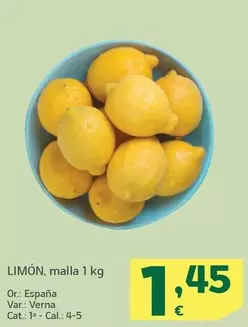 Oferta de España - Limón por 1,45€ en HiperDino