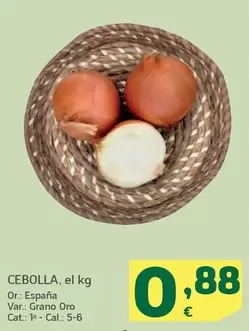 Oferta de España - Cebolla por 0,88€ en HiperDino