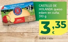 Oferta de Castillo de Holanda - Queso Edam En Cuna por 3,35€ en HiperDino