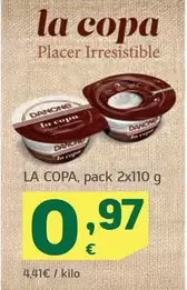 Oferta de Danone - La Copa por 0,97€ en HiperDino