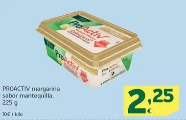 Oferta de ProActiv - Margarina Sabor Mantequilla por 2,25€ en HiperDino