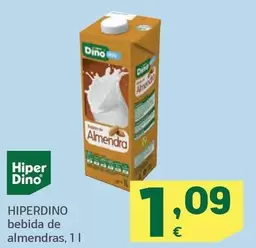 Oferta de Hiperdino - Bebida De Almendras por 1,09€ en HiperDino