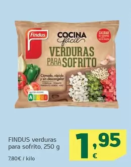 Oferta de Findus - Verduras Para Sofrito por 1,95€ en HiperDino