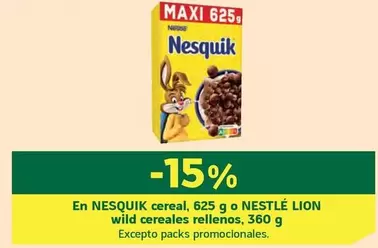 Oferta de Nesquik - En Cereales Rellenos en HiperDino