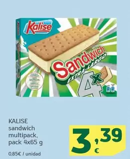 Oferta de Kalise - Sandwich Multipack por 3,39€ en HiperDino