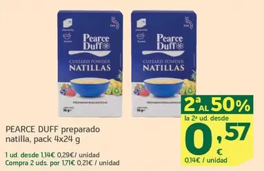 Oferta de Pearce Duff - Preparado Natilla por 1,14€ en HiperDino