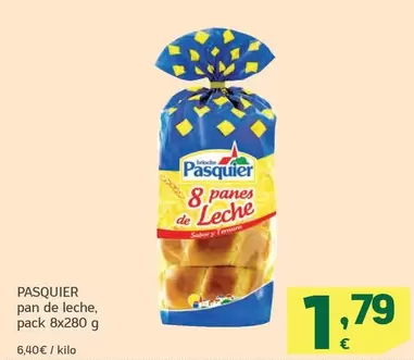 Oferta de Pasquier - Pan De Leche por 1,79€ en HiperDino