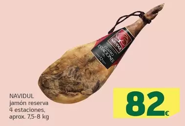 Oferta de Navidul - Jamon Reserva 4 Estaciones por 82€ en HiperDino