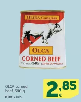 Oferta de Olca - Corned Beef por 2,85€ en HiperDino