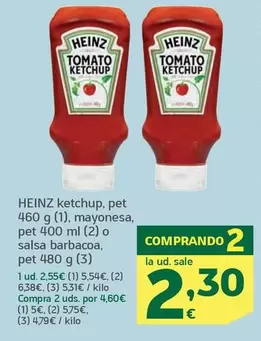 Oferta de Heinz - Ketchup por 2,55€ en HiperDino