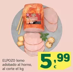 Oferta de Elpozo - Lomo Adobado Al Horno por 5,99€ en HiperDino