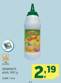 Oferta de Diamante - Alioli por 2,19€ en HiperDino