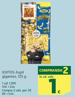 Oferta de Aspil - Jojitos Gigantes por 1,25€ en HiperDino