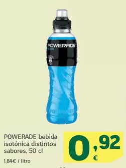 Oferta de Powerade - Bebida Isotónica Distintos Sabores por 0,92€ en HiperDino