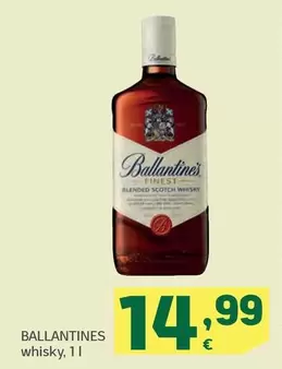 Oferta de Ballantine's - Whisky por 14,99€ en HiperDino