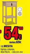 Oferta de Mesita por 54,99€ en Rapimueble