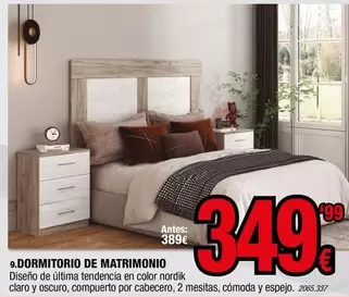 Oferta de Claro - Dormitorio De Matrimonio por 349,99€ en Rapimueble