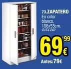 Oferta de Blanco - Zapatero En Color por 69,99€ en Rapimueble