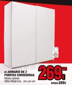 Oferta de Puertas Correderas por 269,99€ en Rapimueble