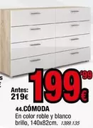 Oferta de Blanco - Cómoda por 199,99€ en Rapimueble