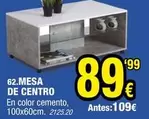 Oferta de Mesa De Centro por 89,99€ en Rapimueble